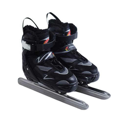 Mesh Fabric & Carbon Steel & Polypropylene-PP Skate Shoes thicken & thermal & adjustable Pair