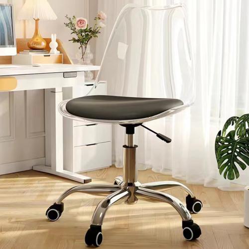Acrylic Office Chair rotatable & adjustable PC