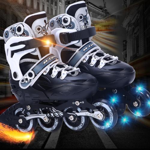 TPE-Elastómero termoplástico & Nylon Patines,  Caucho de PU & Aleación de aluminio,  Par