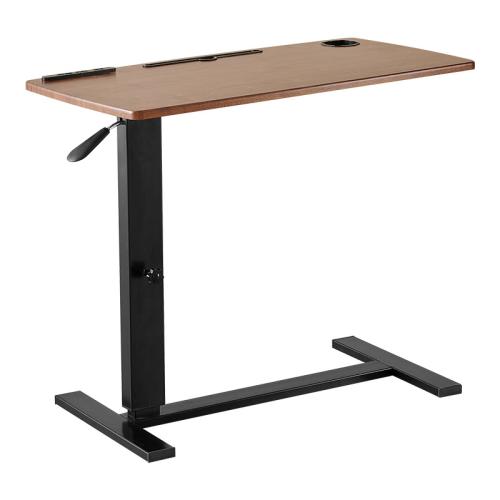 Steel & Solid Wood adjustable & foldable Side Table rotatable PC