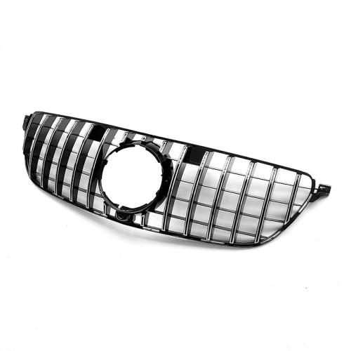GT-Style Chrome Front Bumper Grille For Mercedes Benz GLE350 400 W166 2016-2019