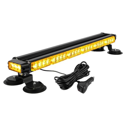 54 LED Roof Recovery Light Bar Amber Warning Strobe Flash Magnetic Beacon 12-24V