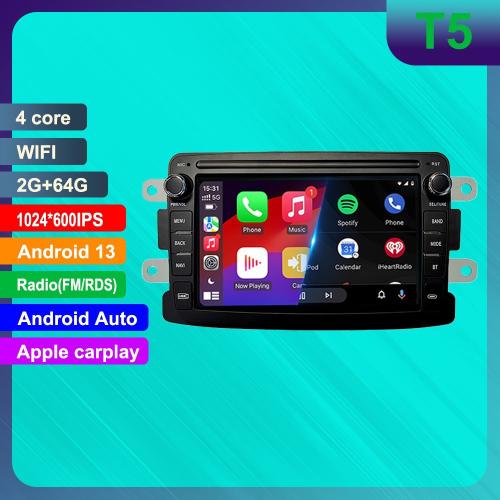 64GB For Renault Dacia Duster Sandero Apple Carplay Car Radio Stereo GPS Sat Navi