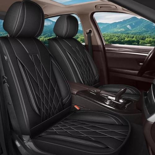 Car For Nissan Murano 2011-2024 Front+Rear  Seat Covers Leather Protector