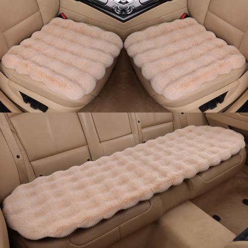 Plush Car Seat Cushion thicken & anti-skidding Solid PC