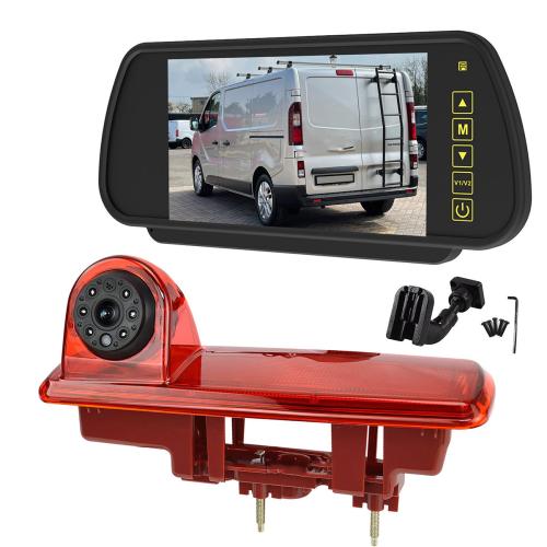 7 inch Monitor Rear Brake Light Reversing Camera for Vauxhall Vivaro Renault Trafic