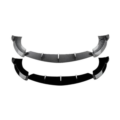 3pcs Front Spoiler Lip For Benz W213 E260 E300 E43 AMG 17-19 Sport Carbon Look