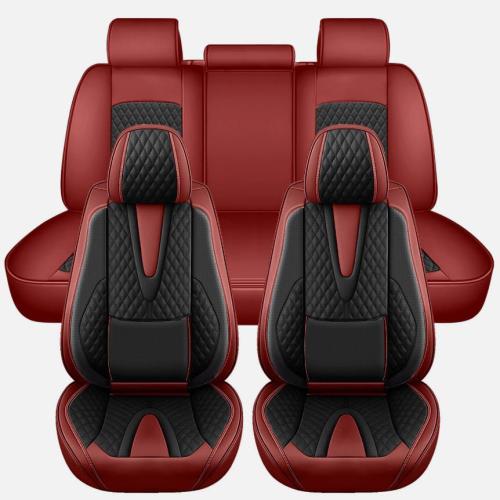 Car Seat Covers  Nappa Leather Front Rear Full Set Protectors For Dodge