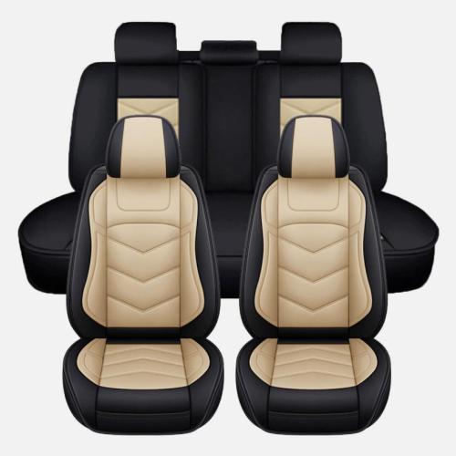 For Mercedes-Benz Car Seat Cover  Front & Rear Full Set PU Leather Cushion