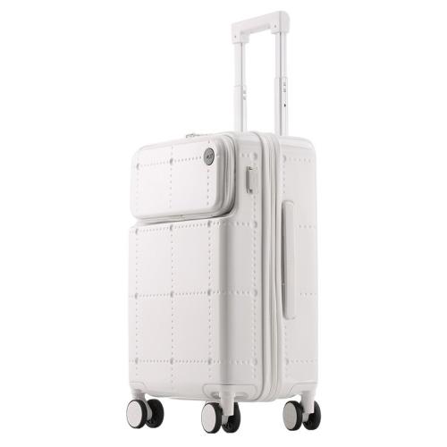 Aluminium Alloy & ABS & PC-Polycarbonate & Polyester Multifunction Suitcase durable & large capacity Solid PC