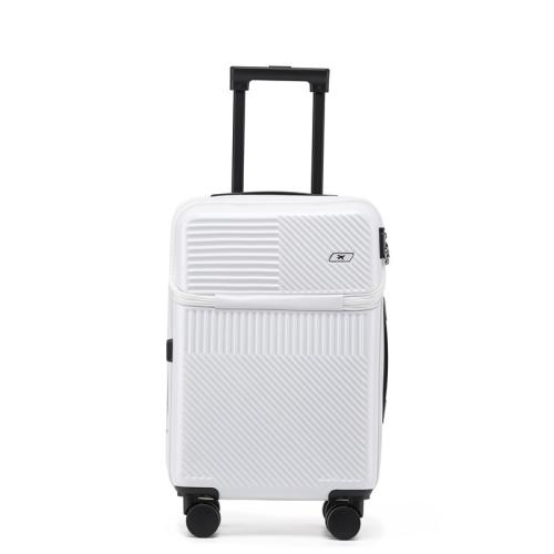 Aluminium Alloy & ABS & PC-Polycarbonate & Polyester Multifunction Suitcase large capacity & hardwearing Solid PC