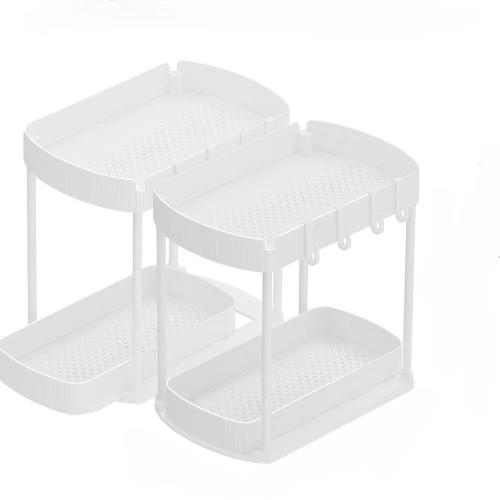 Multi-Purpose Pull-Out Storage Organizers Under Sink Organizers and Storage for Bathroom & Kitchen