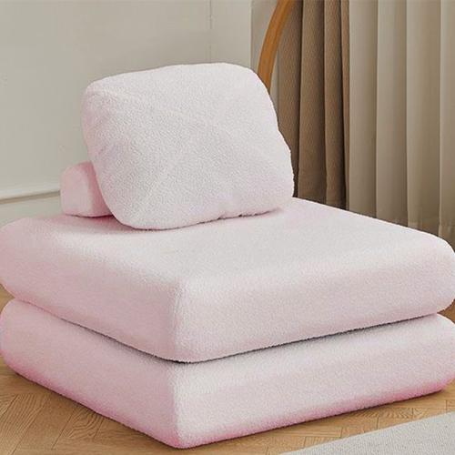 PP Cotton & Sponge & Berber Fleece Soft Sofa Bed Solid PC