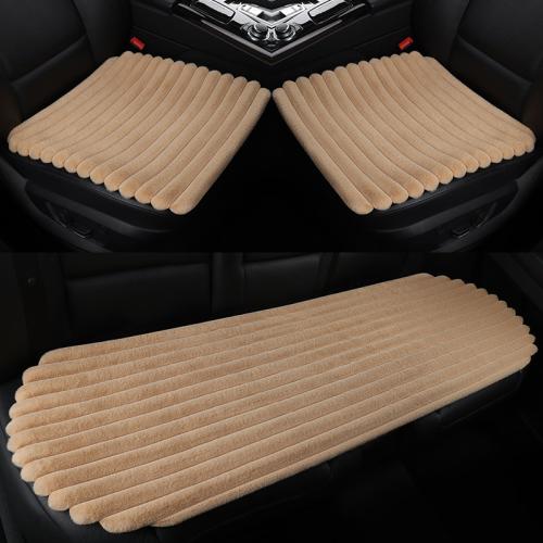 Plush Car Seat Cushion thicken striped PC