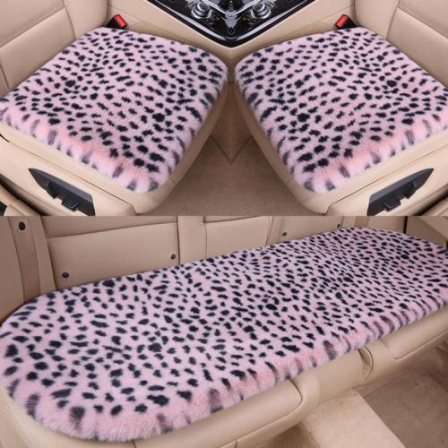 Plush Car Seat Cushion thicken leopard PC