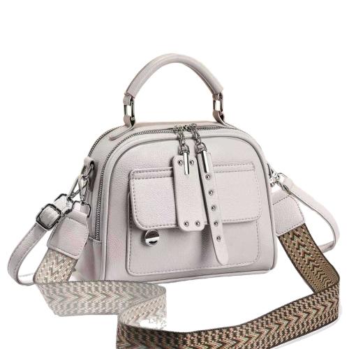 PU Leather Easy Matching Handbag durable & large capacity & waterproof PC