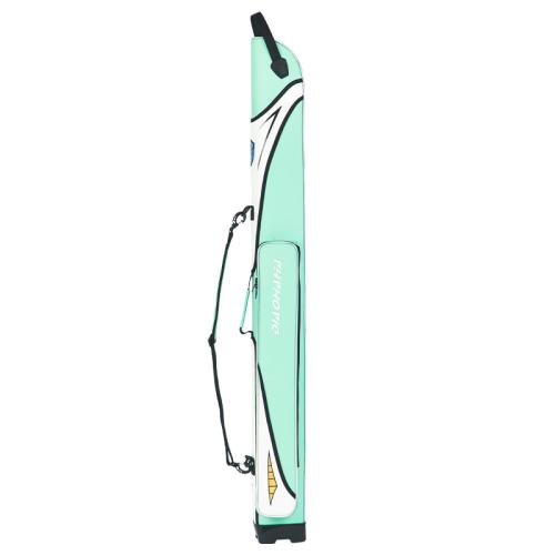 Polypropylene-PP & PU Leather & Oxford Fishing Rod Bag portable & hardwearing & waterproof PC