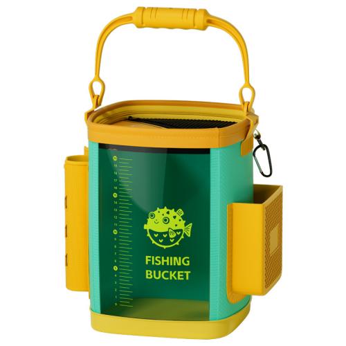EVA Fishing bucket portable & thicken blue PC