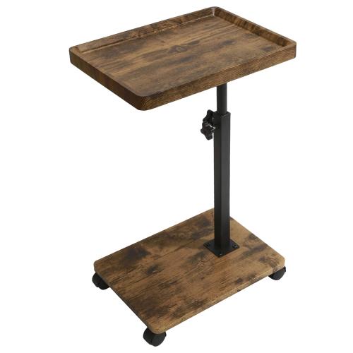 Medium Density Fiberboard & Iron adjustable Side Table coffee PC