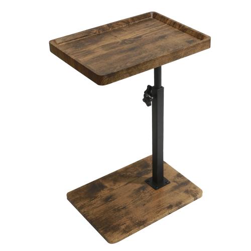 Medium Density Fiberboard & Iron adjustable Side Table durable coffee PC