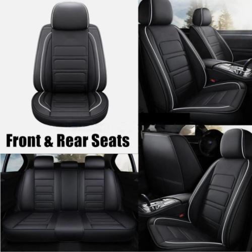For Volkswagen Car Seat Covers Full Set Faux Leather  Front Rear Cushion