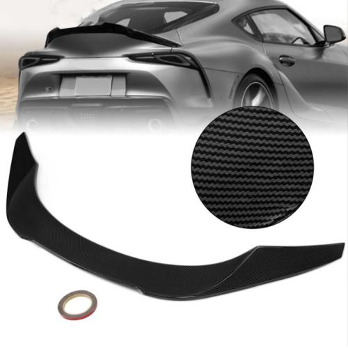 FOR 2020-2024 TOYOTA SUPRA A90 A91 CARBON FIBER JDM HIGHKICK TRUNK SPOILER WING