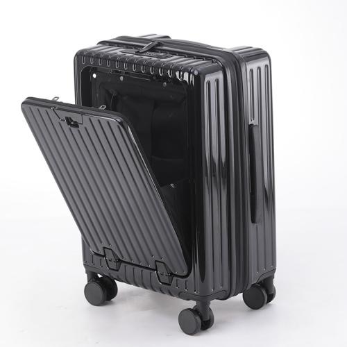 Aluminium Alloy & ABS & PC-Polycarbonate & Polyester Multifunction Suitcase durable & large capacity & hardwearing Solid PC