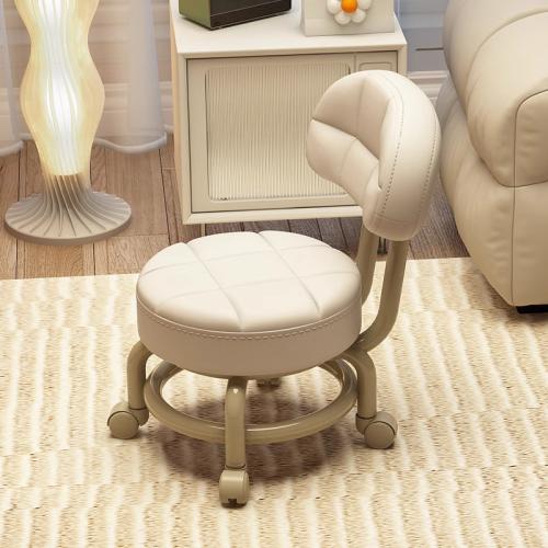 Metal & PU Leather Stool PC