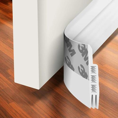 Under Door Sweep Weather Stripping Door Draft Stopper Blocker Strong Adhesive