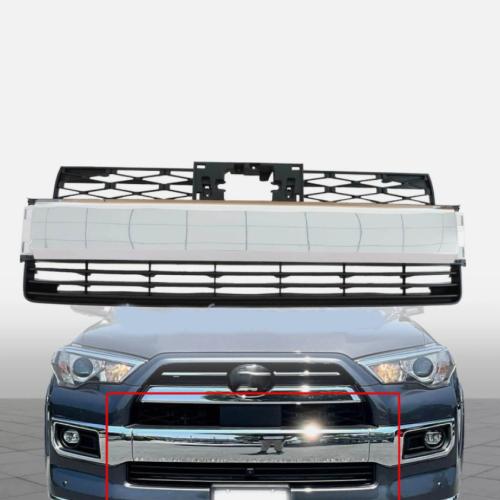 Front Bumper Lower Grille With Chrome Tirm Fits 2021-2023 Toyota 4Runner Limited