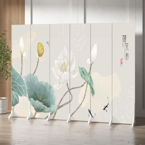 Canvas & Wood foldable Floor Screen printed PC