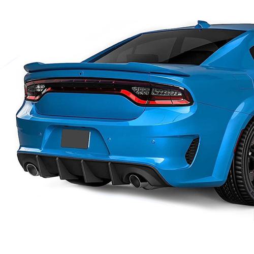 Fits For 20-23 Dodge Charger Widebody Matte Black Rear Bumper Diffuser