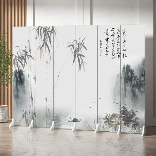 Canvas & Wood foldable Floor Screen printed PC