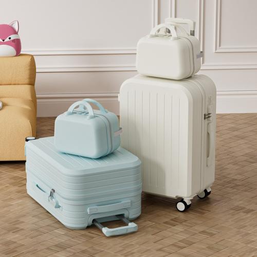ABS & PC-Polycarbonate Multifunction Suitcase durable Solid PC
