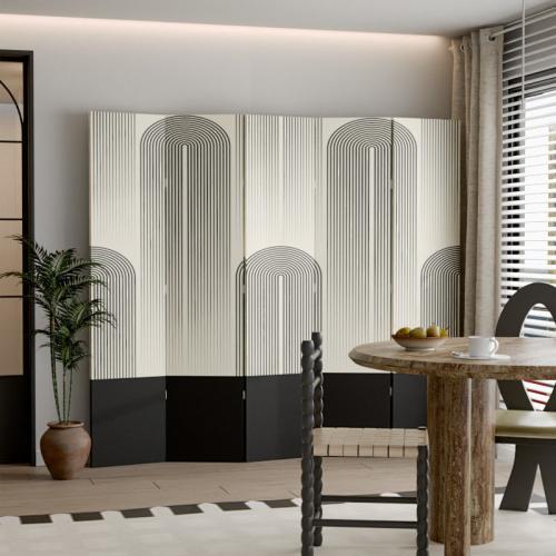 Canvas & Wood foldable Floor Screen printed PC