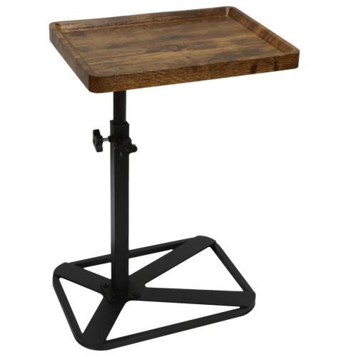 Medium Density Fiberboard & Iron adjustable Side Table durable PC
