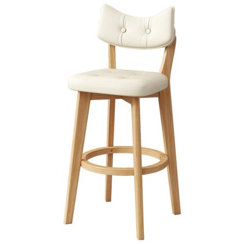 Technical Farbic & Scratch-Resistant Fabric & Sponge & Solid Wood Bar Stool durable PC