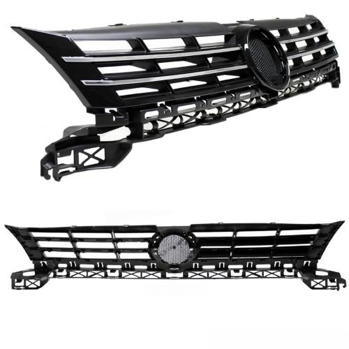 Grille Black Chrome Strip Fits For VW Touran GP Facelift 1T3 Caddy 2K 2C