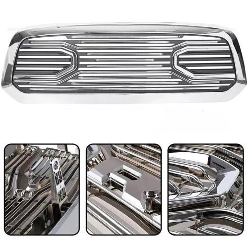 Chrome Grille For 2013-2018 Dodge RAM 1500 Big Horn Front Bumper Grill