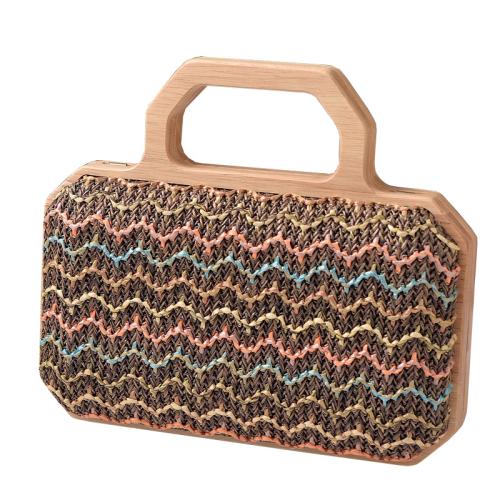 Straw Easy Matching Woven Shoulder Bag durable & attached with hanging strap Colour Matching PC