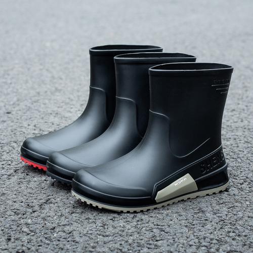 Plastic Rain Boots hardwearing & anti-skidding & waterproof :44 Pair