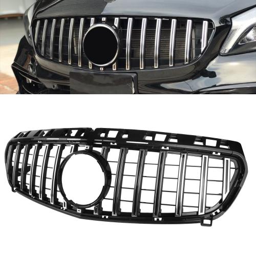 Front Bumper Grille Chrome Panchinana GT Style For 12-15 Mercedes A Class W176