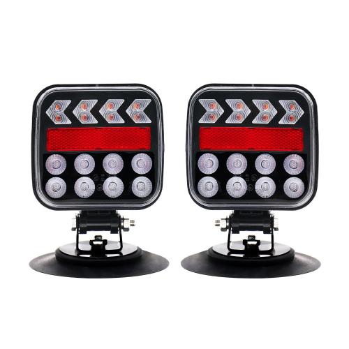 Wireless Magnetic Trail Lights Upgraded 2.4GHz Transmission with Strobe Mode Reverse Lights Multifunction