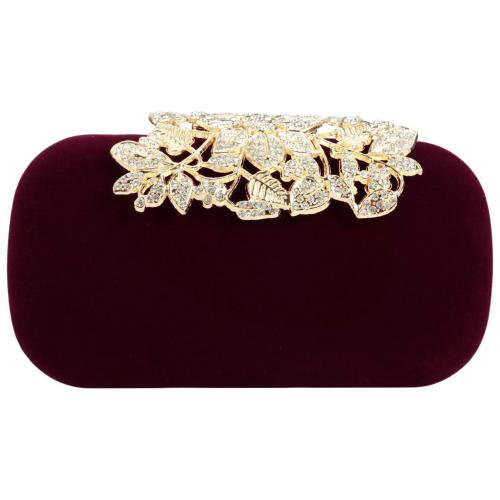 Velours Sac d’embrayage plus de couleurs pour le choix pièce