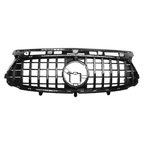 For Mercedes Front Grill GLA H247 W247 AMG Line Gloss Black Radiator Grille