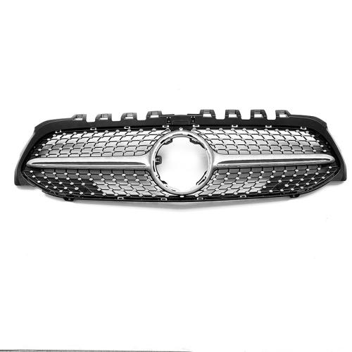 For Mercedes Benz A-Class W177 2018+ Chrome Diamond Front Bumper Grill