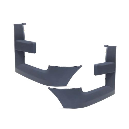 Left Right Gray Headlight Bezel Trim Molding Grille For Ford F150 F-150 2015-2017