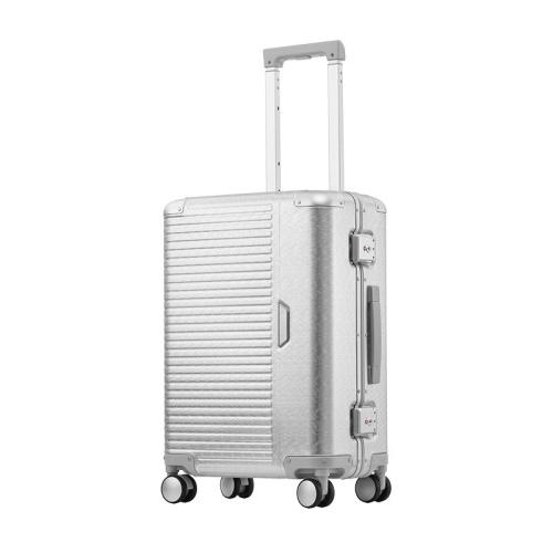 Aluminium Alloy Suitcase durable & anti-theft & waterproof Polyester PC
