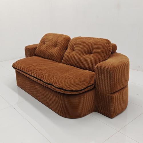 Sponge & Corduroy Compression Sofa coffee PC
