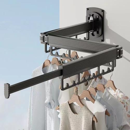 304 Stainless Steel & Aluminium Alloy foldable & Multifunction Clotheshorse durable & Wall Hanging & stretchable PC